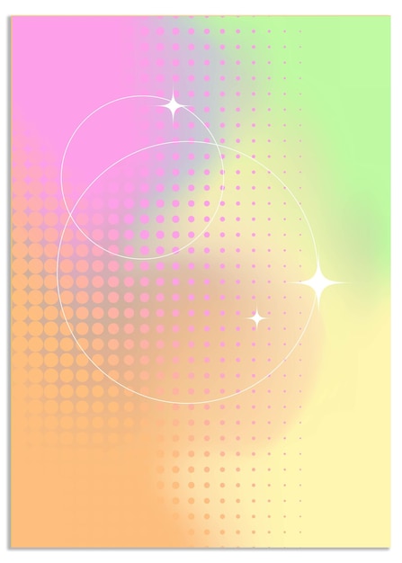 conjunto de vectores de plantillas de fondo de cobertura líquida de gradiente abstracto