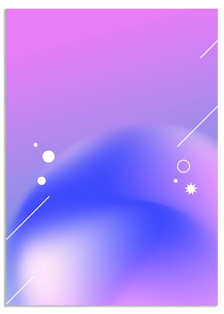 conjunto de vectores de plantillas de fondo de cobertura líquida de gradiente abstracto