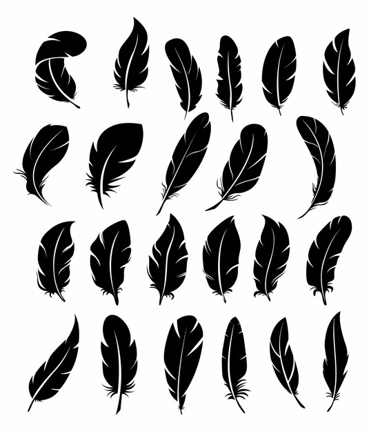 Conjunto de vectores de plumas vectoriales