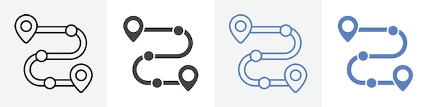 conjunto de vectores de ruta de iconos para uso en la web