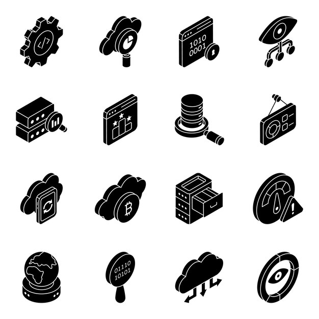 Un conjunto vectorial absoluto titulado como datos es muy útil para la utilización