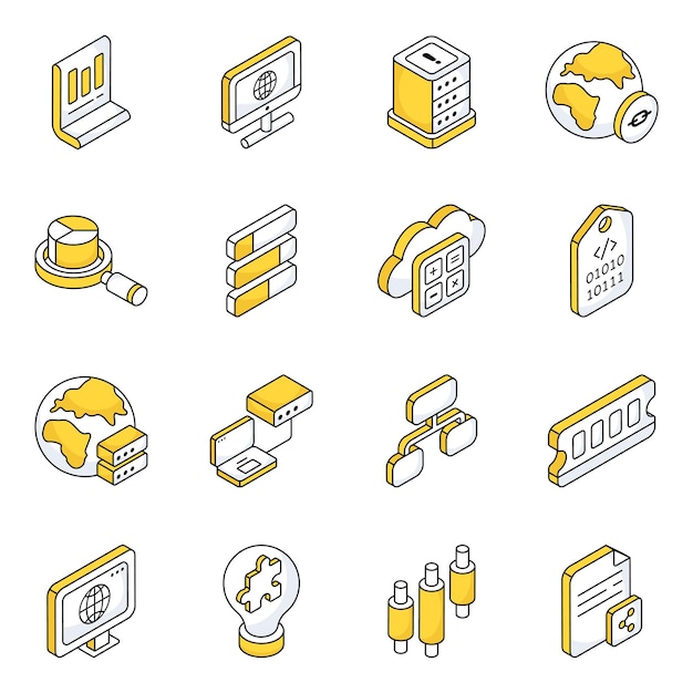 Un conjunto vectorial absoluto titulado como datos es muy útil para la utilización