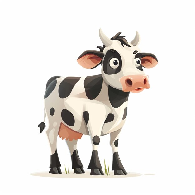 Vector conjunto vectorial de cow