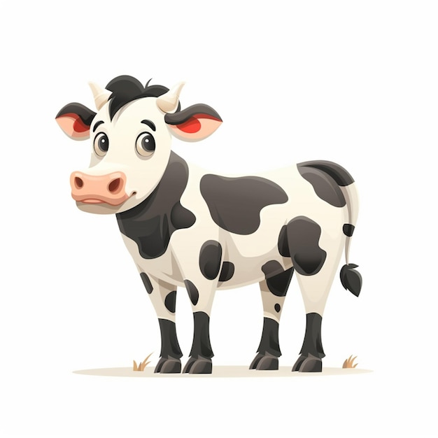 Vector conjunto vectorial de cow