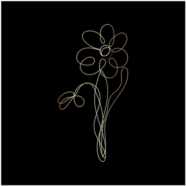 Conjunto vectorial de dibujo botánico de hojas de flores silvestres