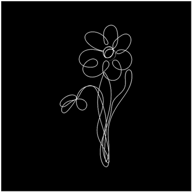 Conjunto vectorial de dibujo botánico de hojas de flores silvestres