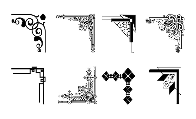 conjunto vectorial de elementos celtas