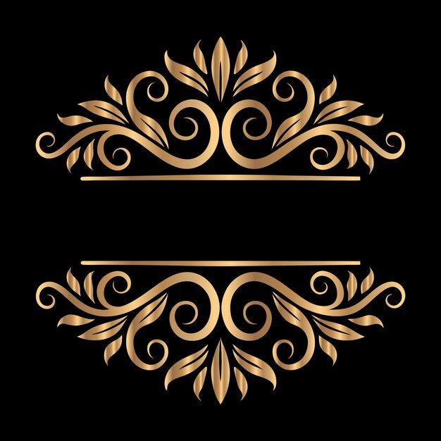 Conjunto vectorial de elementos decorativos para el diseño Elegantes marcos de arte de líneas para invitaciones tarjetas de felicitación