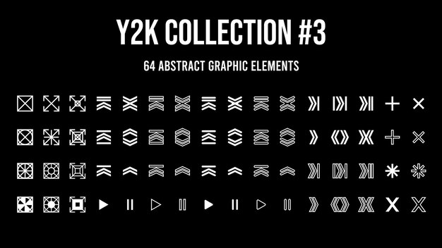 Conjunto vectorial de elementos geométricos minimalistas abstractos Formas contemporáneas