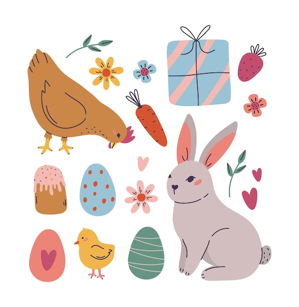 Conjunto vectorial de elementos de Pascua