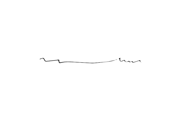 Conjunto vectorial de expresión dibujada a mano de dibujos animados bonitos signo garabateo línea movimiento de trazo curva de dibujo