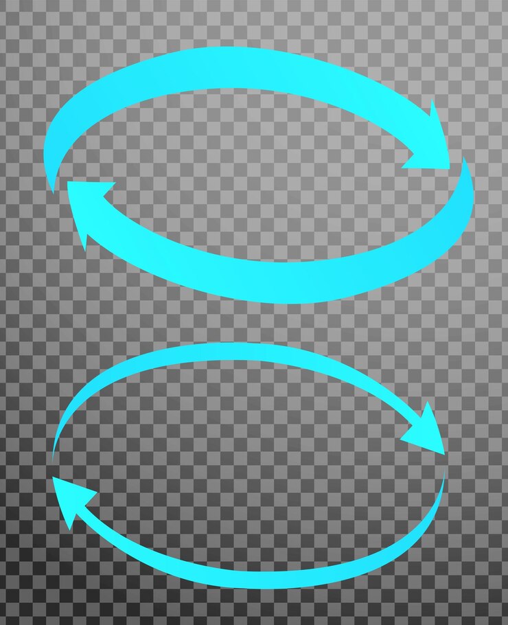 Vector conjunto vectorial de flechas de colores para marcar en estilo plano