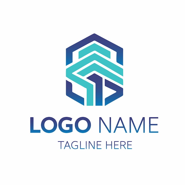 Vector conjunto vectorial de ideas de diseño de logotipos de empresas