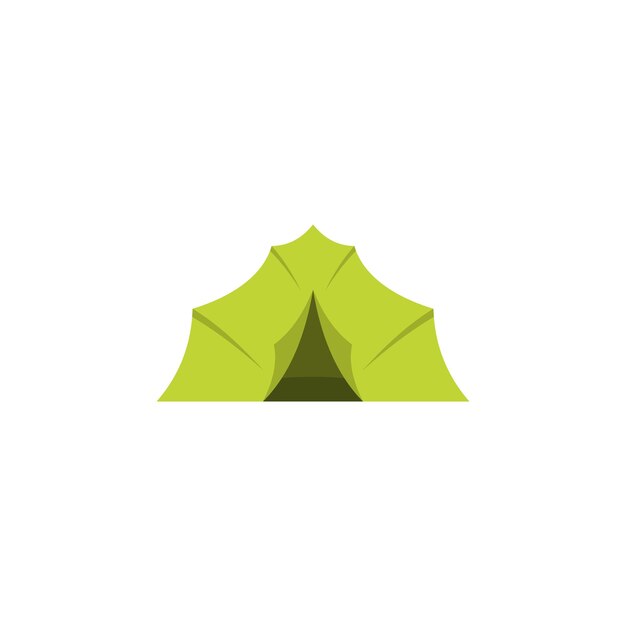 conjunto vectorial de tiendas de campamento de día de exploradores