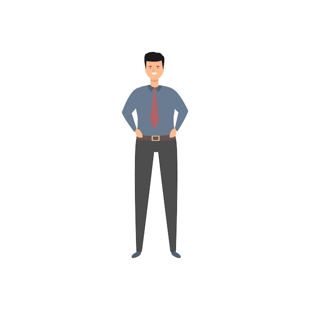 conjunto vectorial de trabajadores de oficina masculinos en trajes grises trabajo
