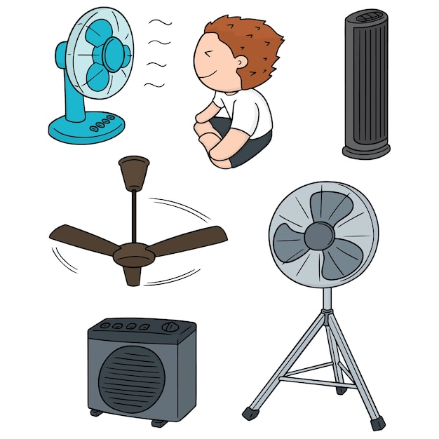 conjunto de ventilador