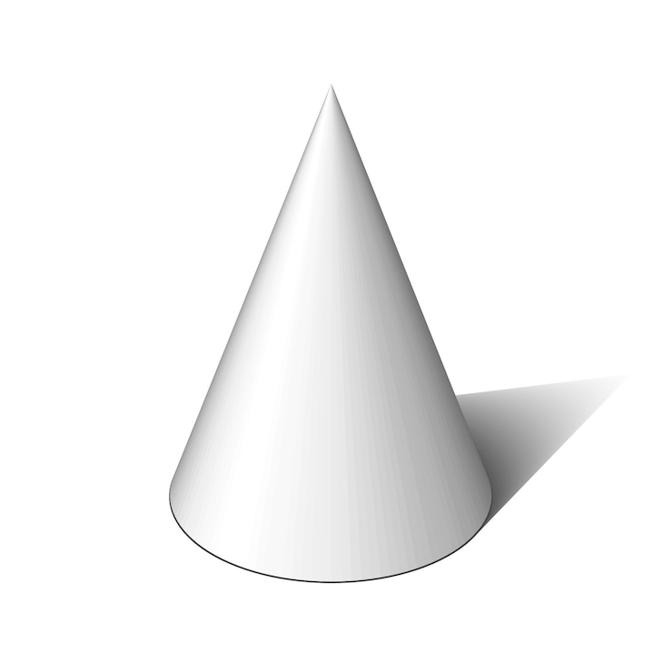Vector cono blanco