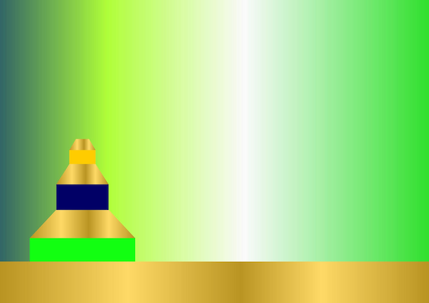 Cono geométrico abstracto