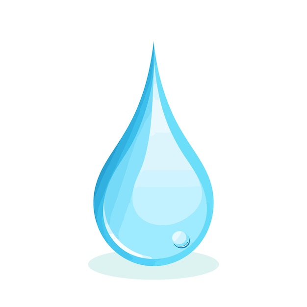 Ícono de logotipo de gota de agua