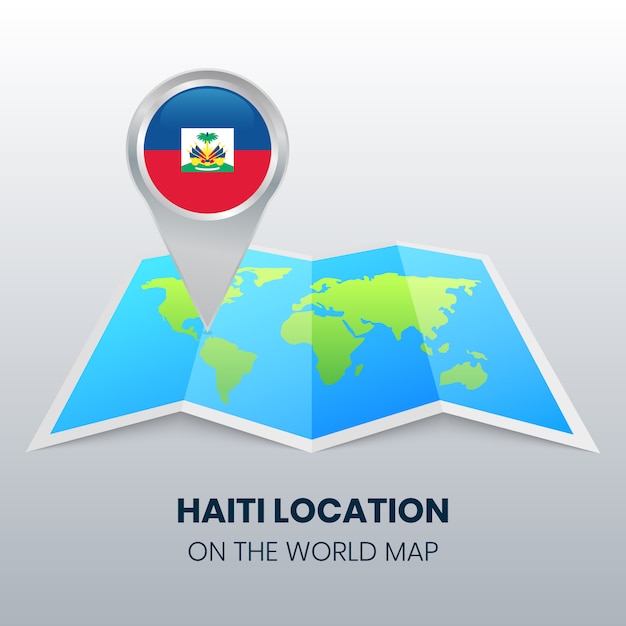 Ícono de ubicación de Haití en el mapa mundial