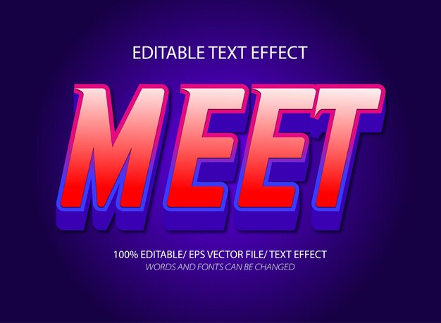 Conoce el efecto de texto editable y el estilo de texto editable