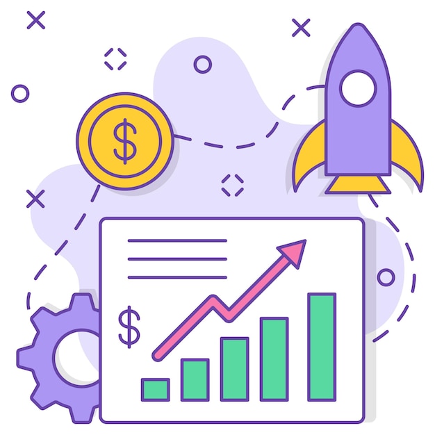 Vector conocimientos vitales corporación empresarial de diseño vectorial asociaciones conjuntas gestión de ventas y marketing