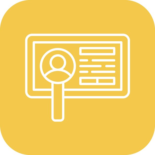 Conozca la imagen vectorial del icono de su cliente Se puede utilizar para los servicios de dinero en línea