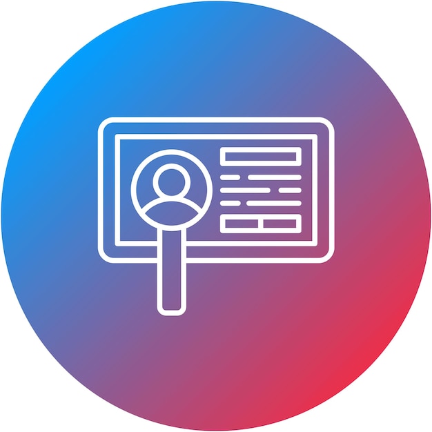 Conozca la imagen vectorial del icono de su cliente Se puede utilizar para los servicios de dinero en línea
