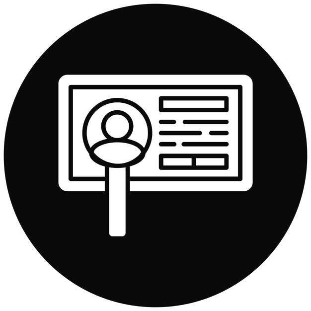 Conozca la imagen vectorial del icono de su cliente Se puede utilizar para los servicios de dinero en línea