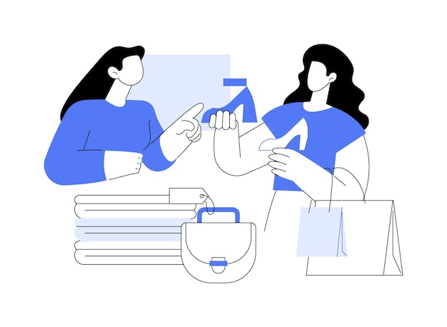 Consejos de amigos sobre ilustraciones de vectores de dibujos animados aislados de estilo