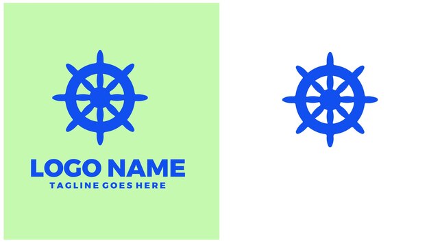 Conservación marina Conservación acuática Conservación del mar Ilustración de diseño de logotipo único