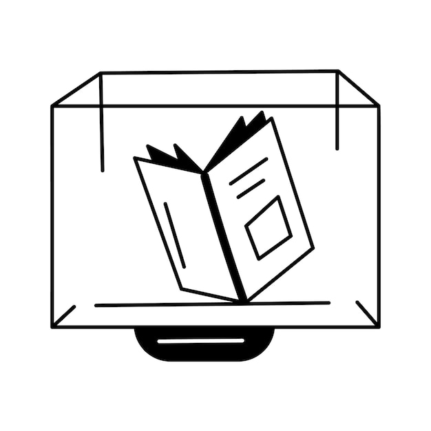 Consigue este icono creativo de libro antiguo en estilo moderno