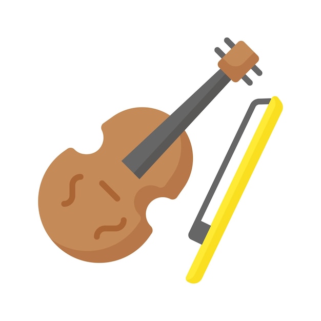 Consigue este increíble ícono del vector de instrumentos musicales de violín
