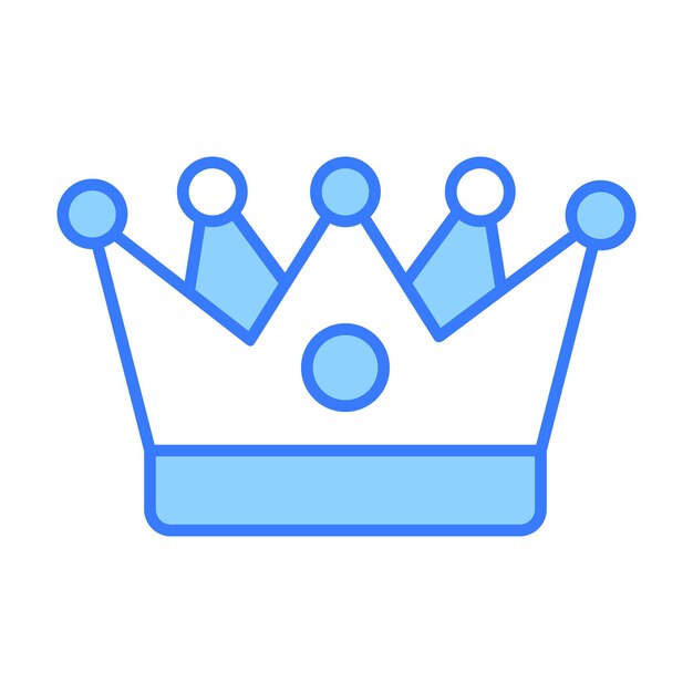 Consigue este increíble vector de corona en estilo de moda un icono de corona de oro de primera calidad