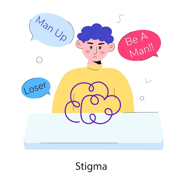 Vector consigue este mini dibujo ilustrativo del estigma