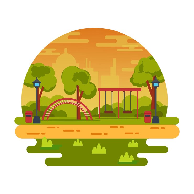 Vector consigue esta vista editable de la naturaleza