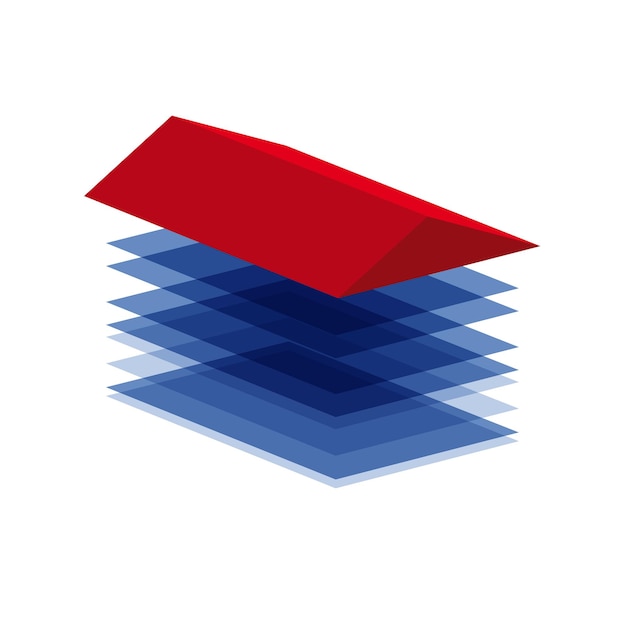 Construcción de una casa de cristal con ilustración de Vector de diseño de plantilla de logotipo de ahorro de energía