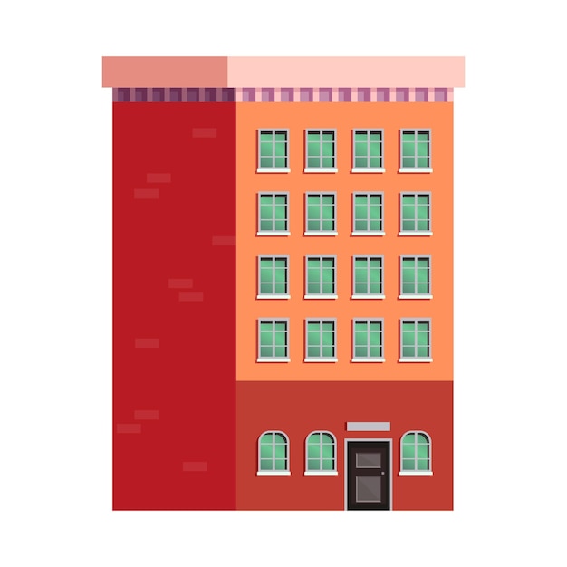 construcción de dibujos animados ilustración aislada en fondo blanco