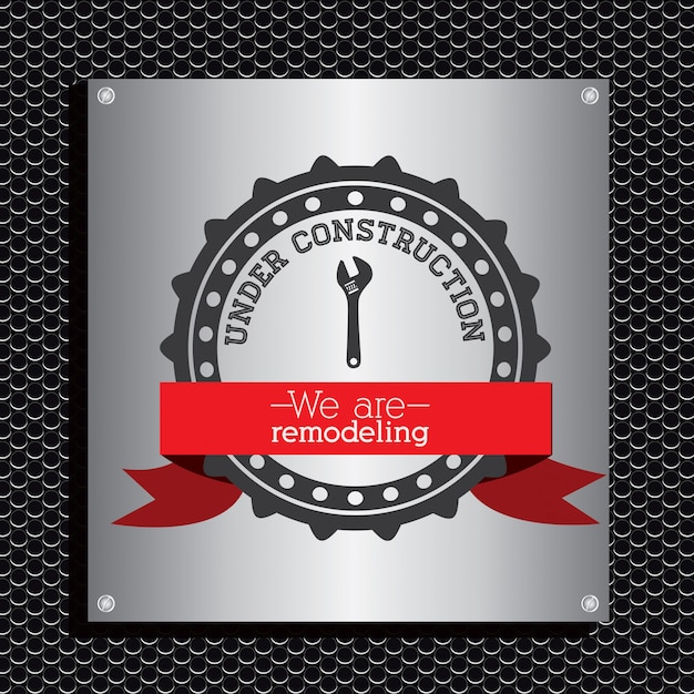 En construcción emblema