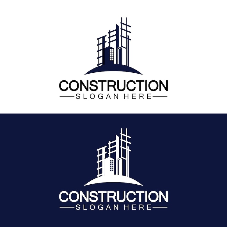 Vector construcción reparación de viviendas y diseño de logotipo de concepto de construcción construcción de viviendas plantilla de logotipo de vector de construcción