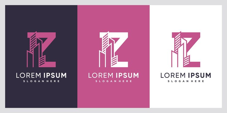Vector construcción y último diseño de logotipo z con concepto creativo.