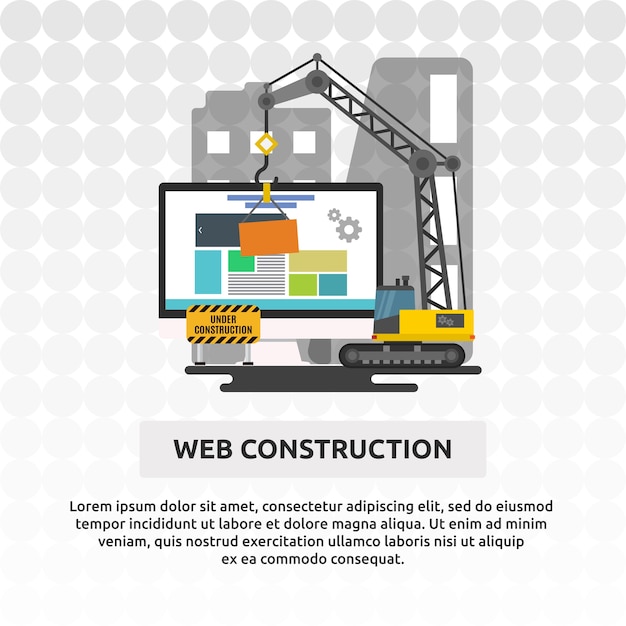 Vector construcción web