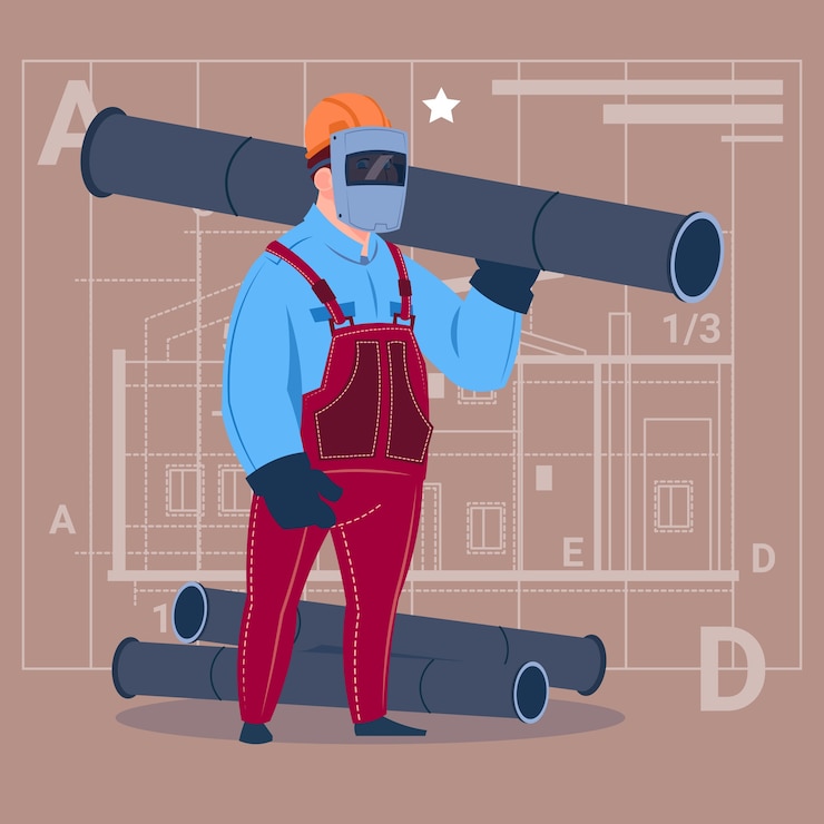 Vector constructor de dibujos animados