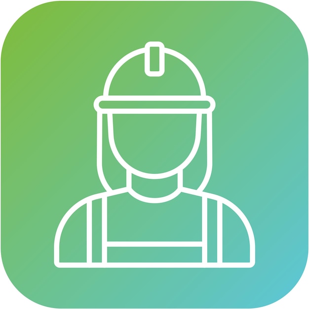 Constructor de diseño vectorial Estilo de icono femenino