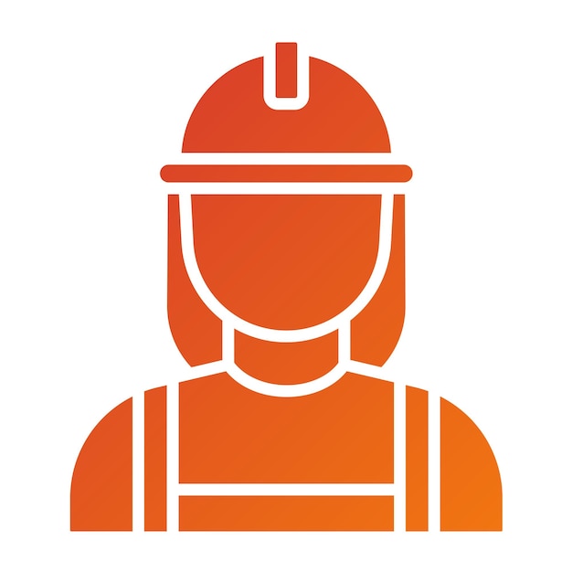 Constructor de diseño vectorial Estilo de icono femenino