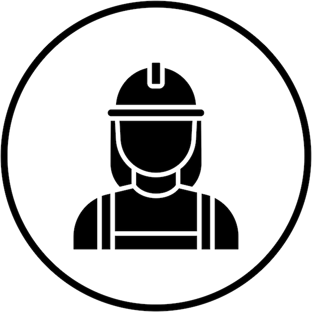 Constructor de diseño vectorial Estilo de icono femenino