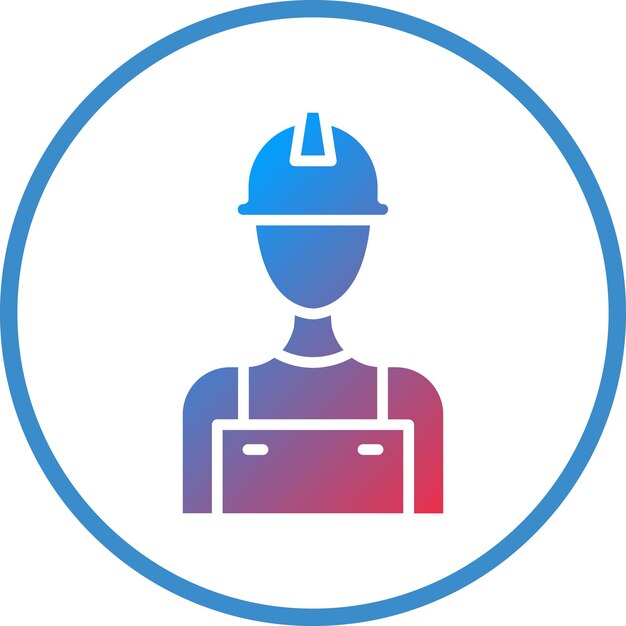 Constructor de diseño vectorial Estilo de icono masculino