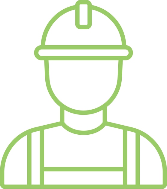 Constructor de diseño vectorial Estilo de icono masculino