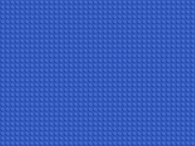 Constructor de plástico azul de patrones sin fisuras.