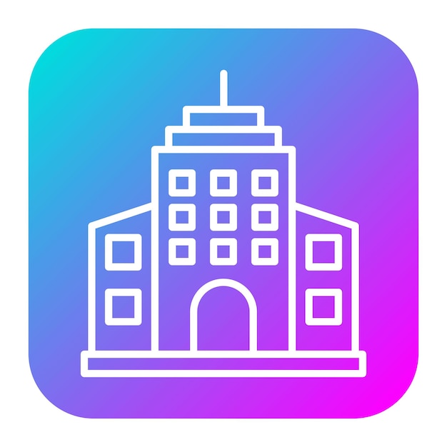 Construir un icono de vector de negocios Se puede usar para el conjunto de iconos de negocios basados en el hogar